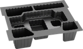 Plateau d'insertion Bosch pour l'organisation des outils et des accessoires.