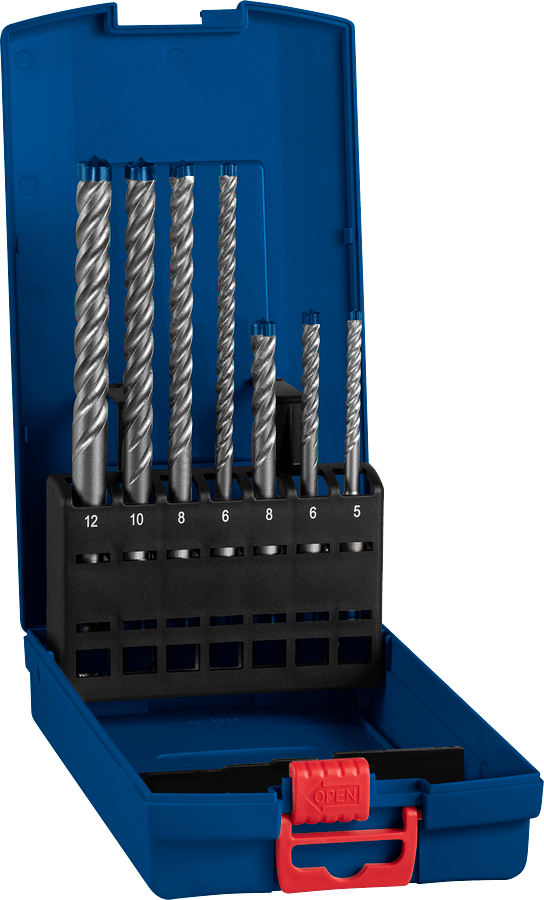 Set di punte per martelli EXPERT SDS plus-7X