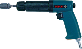 Chiave a pistola pneumatica Bosch con bloccaggio per il fissaggio.
