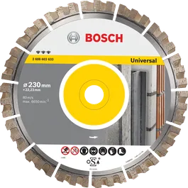 Disco da taglio diamantato universale Bosch Best for 230 mm.