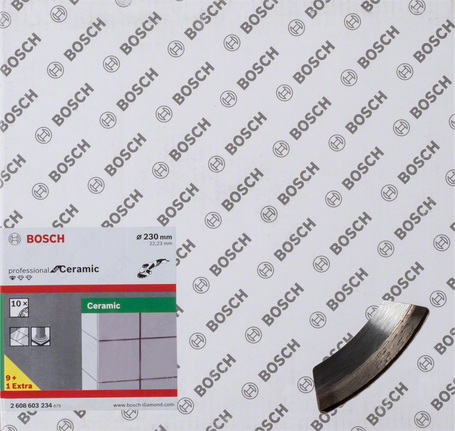 Disco da taglio ceramico Bosch per piastrelle.