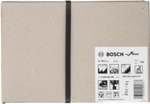 Lame per seghetto alternativo Bosch S 1531 L per un taglio rapido del legno.