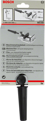 Morsa da banco Bosch MS 80 da 80 mm.