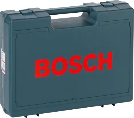 Valigetta in plastica Bosch K, larga 420 mm, per riporre gli utensili.