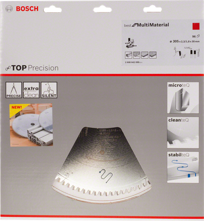 Lama per sega circolare Bosch Top Precision Multi Material.