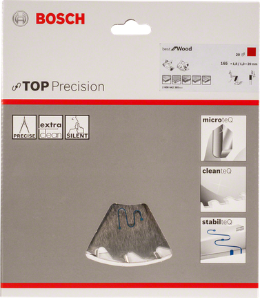 Lama per sega Bosch Top Precision Best for Wood.
