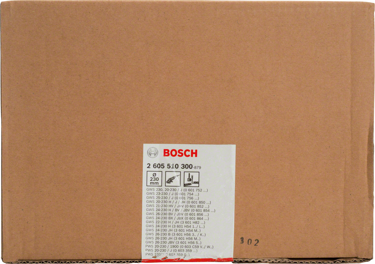 Cuffia di protezione antitaglio Bosch 230 mm.