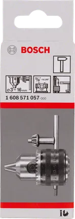Mandrino per trapano Bosch 3–16 mm.