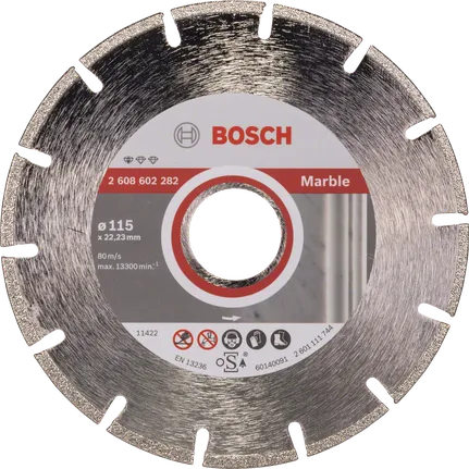 Disco da taglio diamantato Bosch Standard for Marble da 115 mm.
