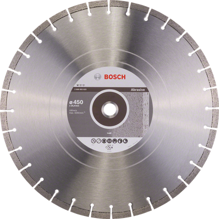 Disco da taglio diamantato Bosch Standard per abrasivo da 450 mm.