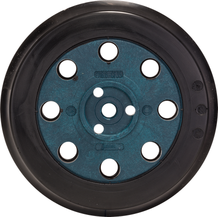 Platorello abrasivo duro Bosch da 125 mm con 8 fori.