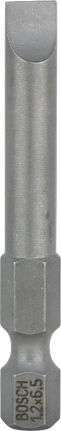 Punta per cacciavite Bosch Extra Hard S1,2x6,5 49mm.