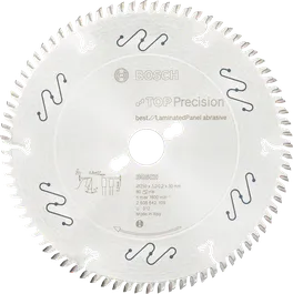 Lama circolare Bosch Top Precision per pannelli laminati.