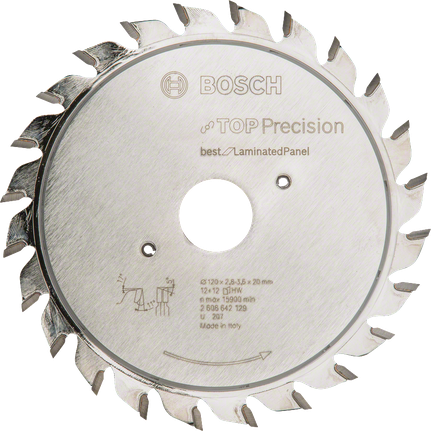 Lama di taglio Bosch Top Precision Laminated Panel 120mm.