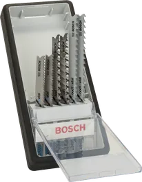 Set di 6 lame per seghetto alternativo Robust Line Bosch per legno e metallo.