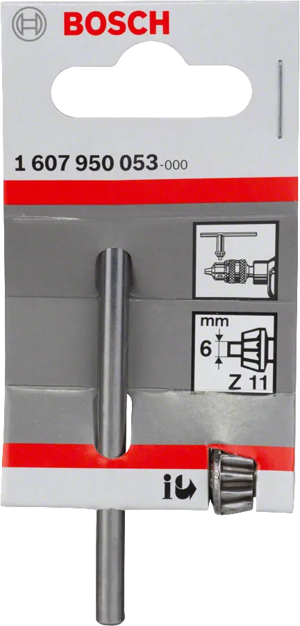 Chiave di ricambio Bosch S14 per mandrini da trapano, 6 mm.