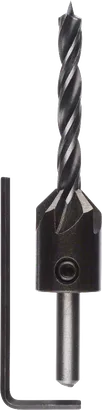 Punta per legno Bosch con diametro di 6 mm e svasatura.