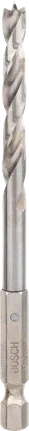 Punta da trapano Bosch con punta dentata e gambo esagonale da 1/4".