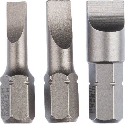 Set di 3 punte per cacciavite extra dure Bosch .