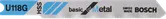 Lama per seghetto alternativo Bosch U 118 G per tagli di base del metallo.