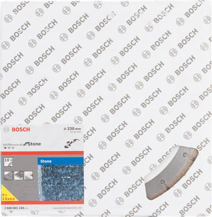 Disco da taglio diamantato Bosch Standard for Stone 230 mm.