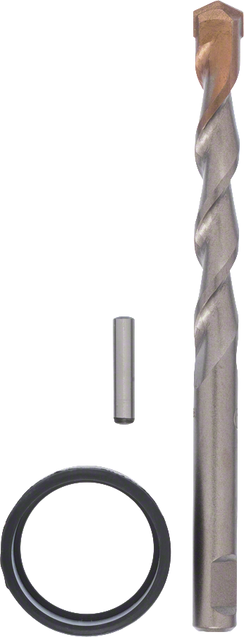 Set di punte da trapano Bosch con limitatore di profondità e perno guida.