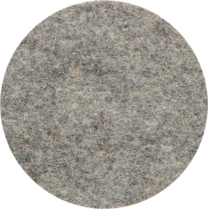 Disco in feltro per lucidatura morbida Bosch, diametro 128 mm.