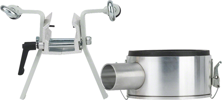 Adattatore Bosch per l'aspirazione della polvere, ideale per utensili professionali.