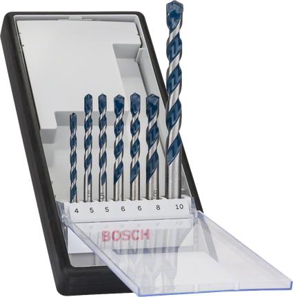 Set di punte per calcestruzzo Robust Line CYL-5 Bosch da 7 pezzi.
