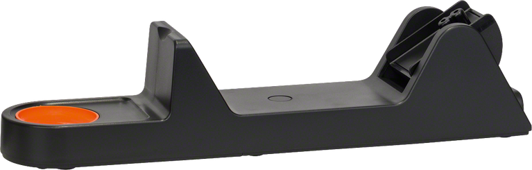 Stazione di ricarica Bosch per un facile aggancio degli utensili.