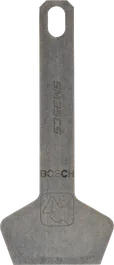 Lama raschiante Bosch SM 35 CS, larga 35 mm per la rimozione di materiale.