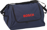 Borsa da trasporto Bosch in nylon con scomparto principale con cerniera.