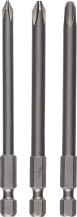Set di 3 punte per cacciavite extra dure Bosch PH1-PH3.
