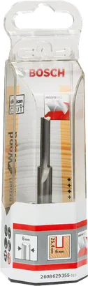 Punta dritta per legno Bosch da 8 mm, 25,4 mm.
