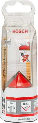 Punta per scanalature a V Bosch 8 mm 31,8 mm 90°.