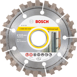 Disco da taglio diamantato Bosch Best for Universal da 115 mm.