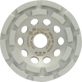 Testa di levigatura diamantata Bosch Ideale per calcestruzzo.