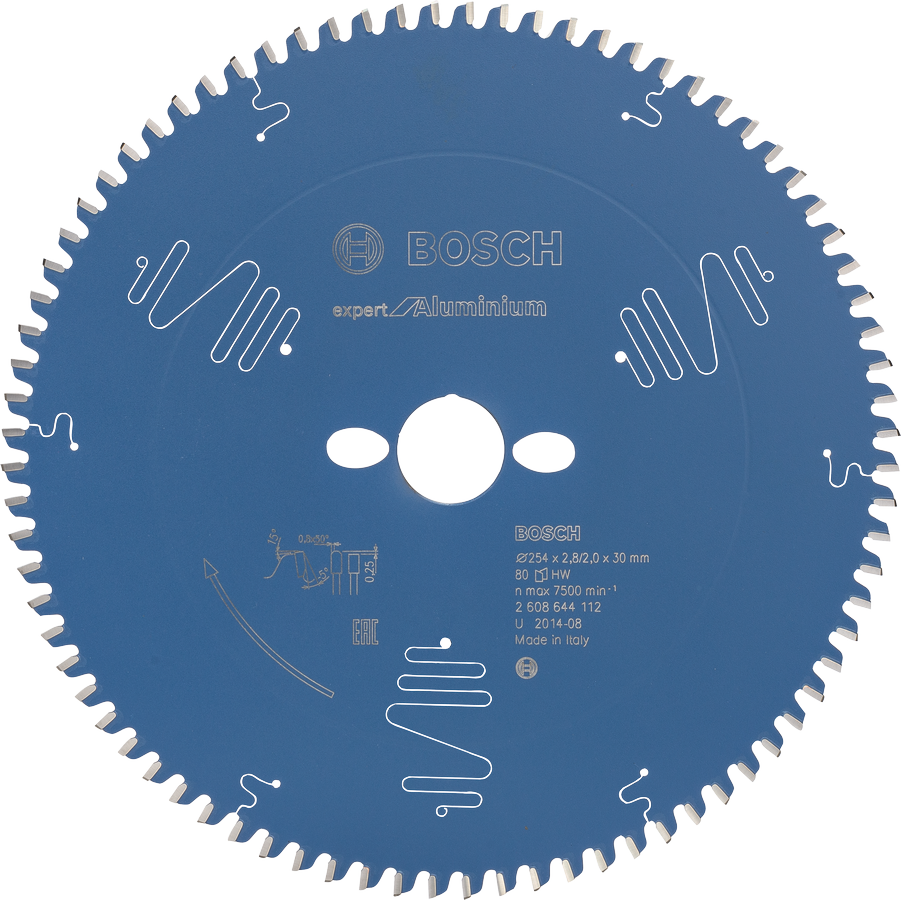 Lama per sega circolare Bosch Expert per alluminio, 80 denti.
