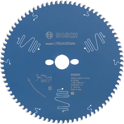 Lama per sega circolare Bosch Expert for Aluminium, 80 denti.