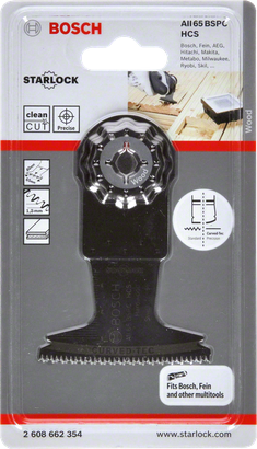 Lama per sega a tuffo Bosch HCS da 65 mm.