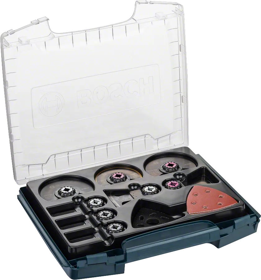 Set i-BOXX Pro Bosch da 34 pezzi per l'allestimento interno.