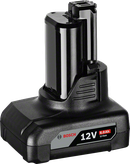 Batteria agli ioni di litio Bosch da 12 V e 6,0 Ah.