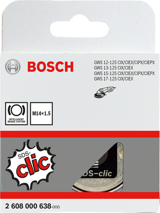 Dado a serraggio rapido SDS clic Bosch M14×1,5.