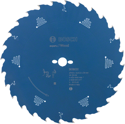 Lama per sega circolare Bosch Expert for Wood da 420 mm.