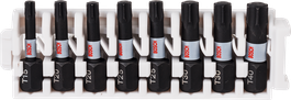 Set di inserti per controllo impatto Bosch da 8 pezzi T15-T40.
