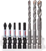 Set di punte per trapano e percussione in ceramica Bosch Hex-9.