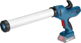 Pistola per calafataggio a batteria Bosch GCG 18V-600 per cartucce.