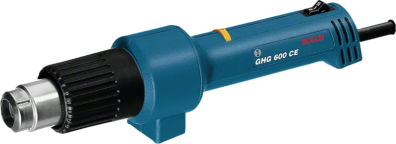 Pistola termica Bosch GHG 600 CE con temperatura regolabile.