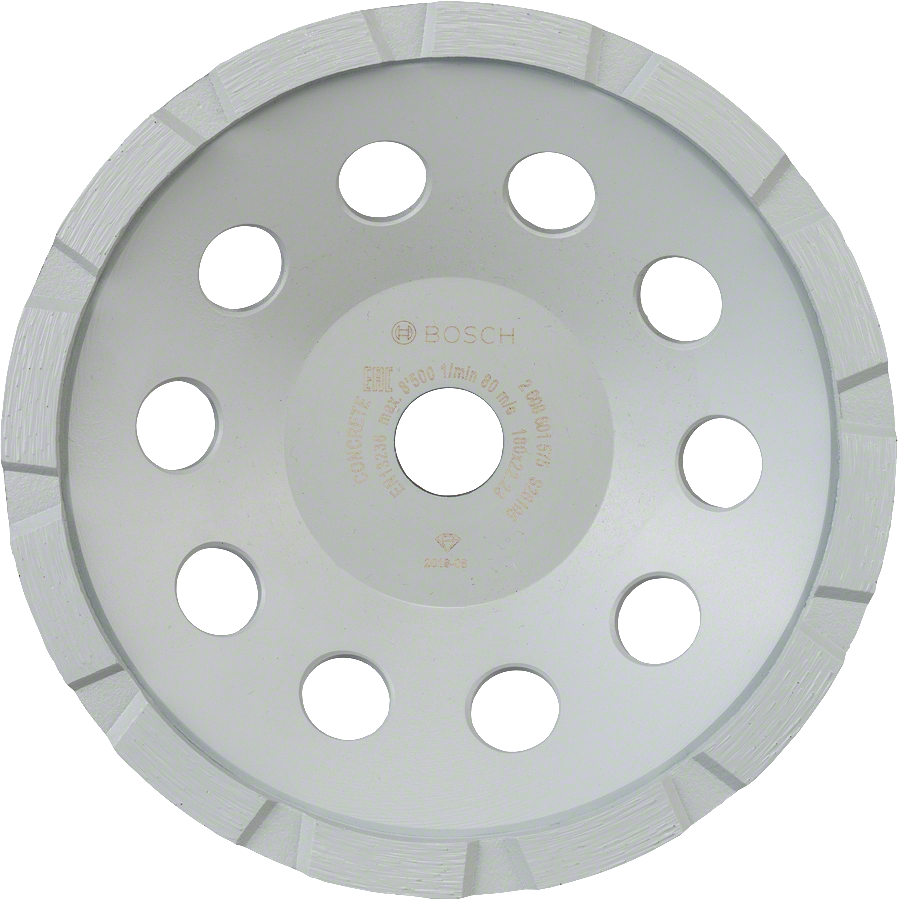 Mola a tazza diamantata Bosch Standard per calcestruzzo 180 mm.
