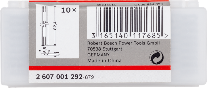 Lama pialla Bosch 82 mm carburo di tungsteno 40°.
